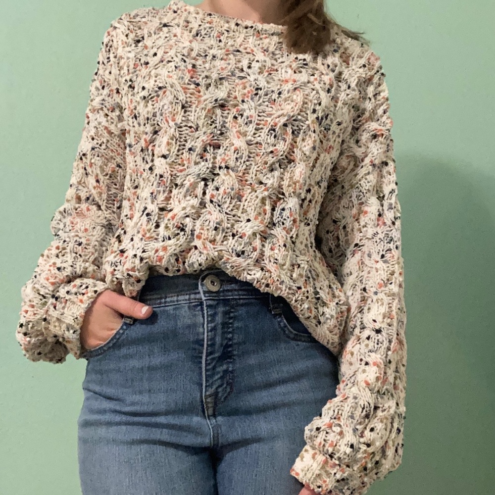 Speckled multicolored Jessica Simpson sweater